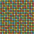 Houndstooth pattern. Seamless vector Royalty Free Stock Photo