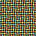 Houndstooth pattern. Seamless vector Royalty Free Stock Photo