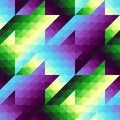 Houndstooth plaid geometric lowpoly style pattern. Vector image. Royalty Free Stock Photo
