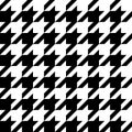 Houndstooth seamless pattern, basic and classic elegant background