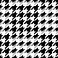 Houndstooth seamless pattern for clothes design.Trendy fabric ab Royalty Free Stock Photo