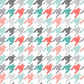 Houndstooth seamless pattern, colorful