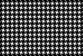 Houndstooth seamless pattern on white background.