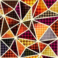 Houndtooth geometric pattern Royalty Free Stock Photo