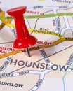 Hounslow on a UK Map