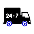 24 Hour Delivery Icon