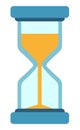 Hour Glass Countdown Sand Clock Icon Minute Vector