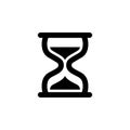 Hour Glass Icon. Variant No. 2 Royalty Free Stock Photo