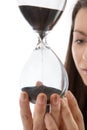 Hour glass sand timer Royalty Free Stock Photo