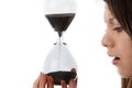 Hour glass sand timer Royalty Free Stock Photo