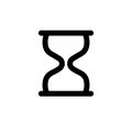 Hour Glass Icon. Variant No. 1 Royalty Free Stock Photo