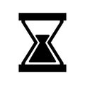 Hourglas pictogram icon image Royalty Free Stock Photo