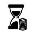 Hourglass coins business design