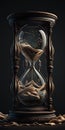 hourglass composition illustration design art