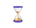 Hourglass 3D render icon