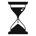 Hourglass icon simple vector. Work time Royalty Free Stock Photo