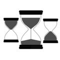 Hourglass icon vector