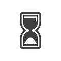 hourglass icon. Vector illustration decorative design Royalty Free Stock Photo