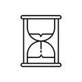 Hourglass icon. Vector illustration decorative design Royalty Free Stock Photo