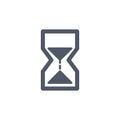 Hourglass icon. Vector illustration decorative design Royalty Free Stock Photo