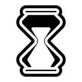 Hourglass icon. Vector illustration decorative design Royalty Free Stock Photo