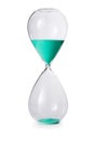 Hourglass isolated Royalty Free Stock Photo