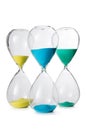 Hourglass isolated Royalty Free Stock Photo