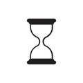 Hourglass logo Icon Vector Illustration design template Royalty Free Stock Photo