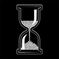 Hourglass logo in vector