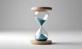 Hourglass Marking Time in a Modern World AI Generated
