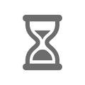 Hourglass or sandglass vector icon