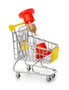 Hourglass in shopping cart