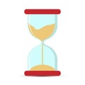 Hourglass, icon for websites and applications Royalty Free Stock Photo