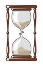 Hourglass, slowing down time Royalty Free Stock Photo
