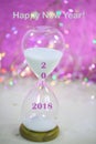 Hourglass, symbolic of New Year