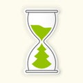 Hourglass time icon