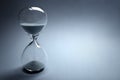 Hourglass time passing Royalty Free Stock Photo