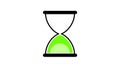 Hourglass Timer Icon seamless looping 4k animation