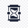 Hourglass transparent icon. Hourglass symbol design from Time ma