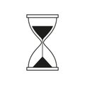 Hourglass vector icon.