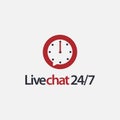 24 Hours Chat Logo Icon vector template, public relationship logo, operator logo