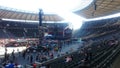 Olympia stadium in Berlin before a Coldplay concert