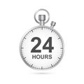 24 hours customer service icon.