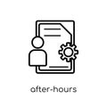 After-hours dealing icon from After hours dealing collection.