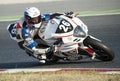 24 HOURS ENDURANCE OF MOTORCYCLING OF BARCELONA Royalty Free Stock Photo