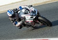 24 HOURS ENDURANCE OF MOTORCYCLING OF BARCELONA Royalty Free Stock Photo