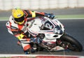 24 HOURS ENDURANCE OF MOTORCYCLING OF BARCELONA Royalty Free Stock Photo