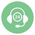 24, hours Isolated Vector icon which can easily modify or edit Royalty Free Stock Photo