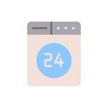 24 hours open icon. Simple color vector elements of laundry icons for ui and ux, website or mobile application Royalty Free Stock Photo