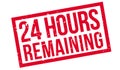 24 hours remaining rubber stamp